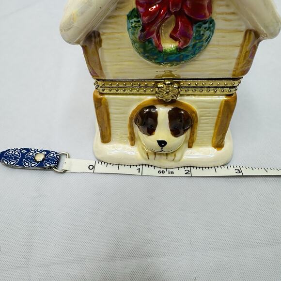 Mr Christmas Animated Dog House Music Box "Deck The Halls" Village Christmas - Picture 7 of 10